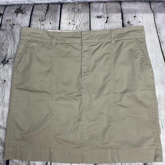 Riders by Lee Khaki Skirt with Pockets | Women's Plus Size 18 - Picture 1 of 6